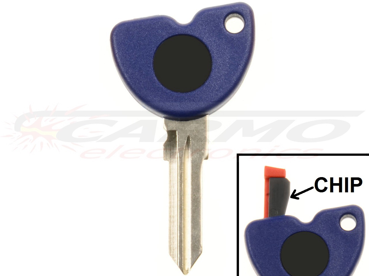 Piaggio/Vespa/Gilera chip key - Click Image to Close