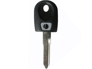 Ducati blanco chip key (black)