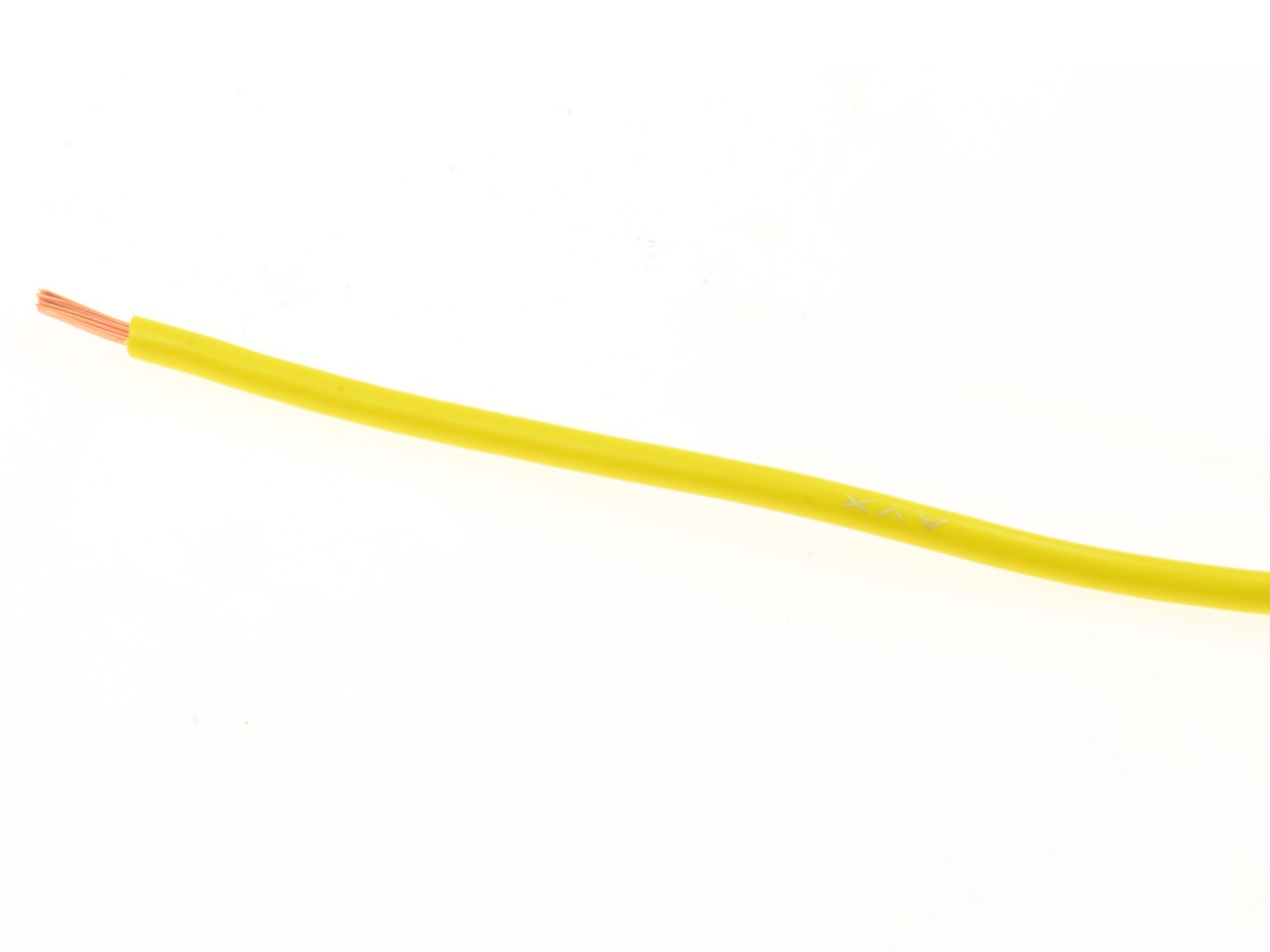 Yellow 26A automotive wire - Click Image to Close