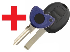 Program copy duplicate PIAGGIO chip key