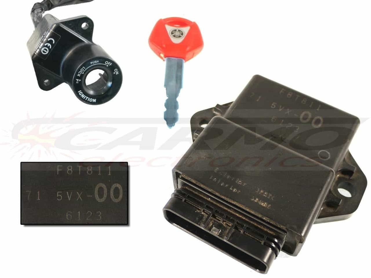 FZ6S Fazer ECU ECM CDI black box computer brain (F8T811, 71 5VX-00)