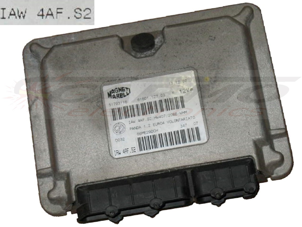 Fiat Panda 1.2 8V injection ECU ECM CDI black box computer brain (IAW4AF.S2, IAW 4AF.S2)