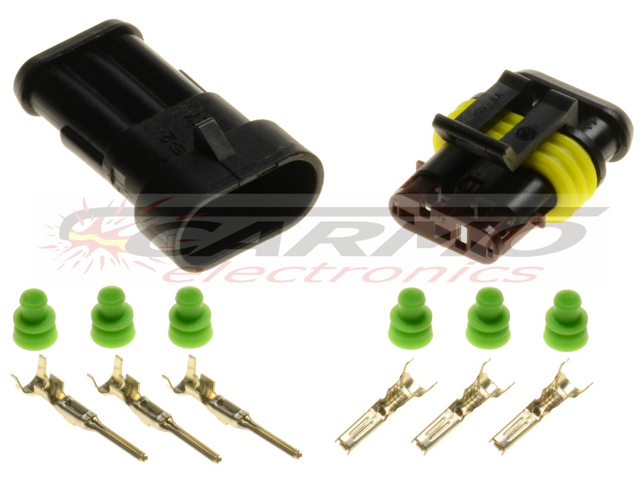 3pin 1.5 superseal connector set - Click Image to Close