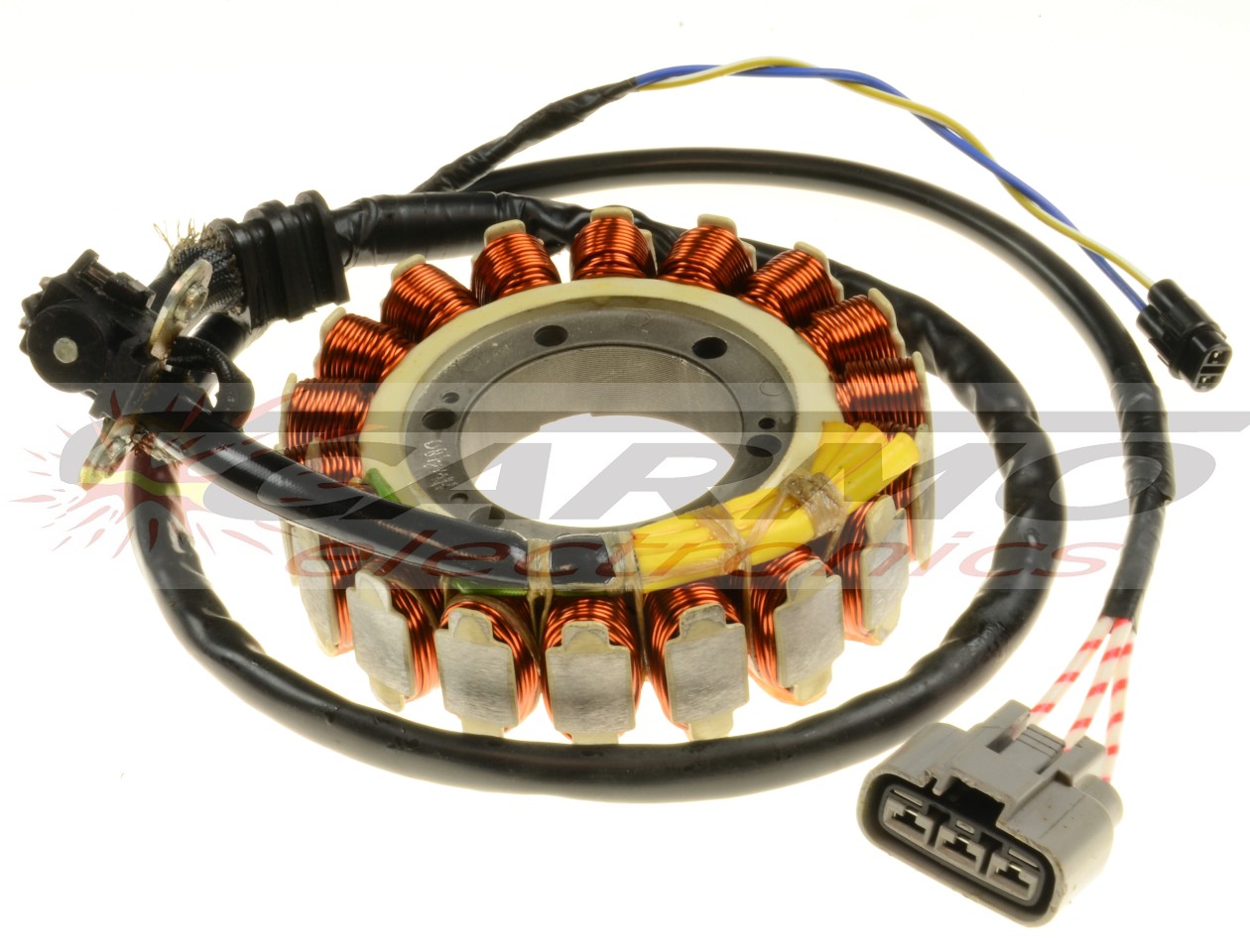Aprilia Caponord 1200 stator alternator rewinding - Click Image to Close