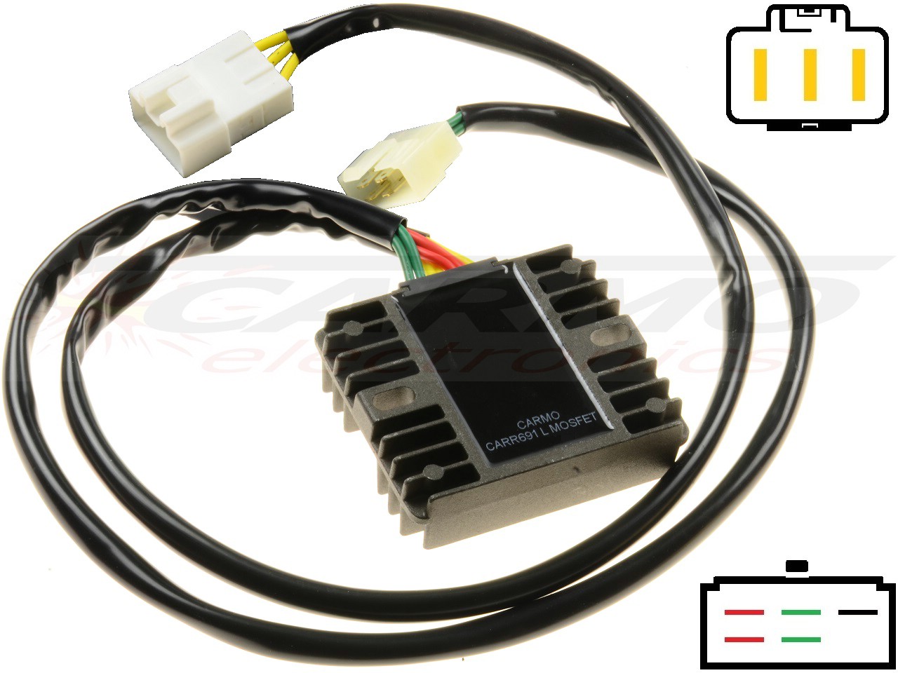 CARR691 with 75cm lead Honda Voltage regulator rectifier - Click Image to Close