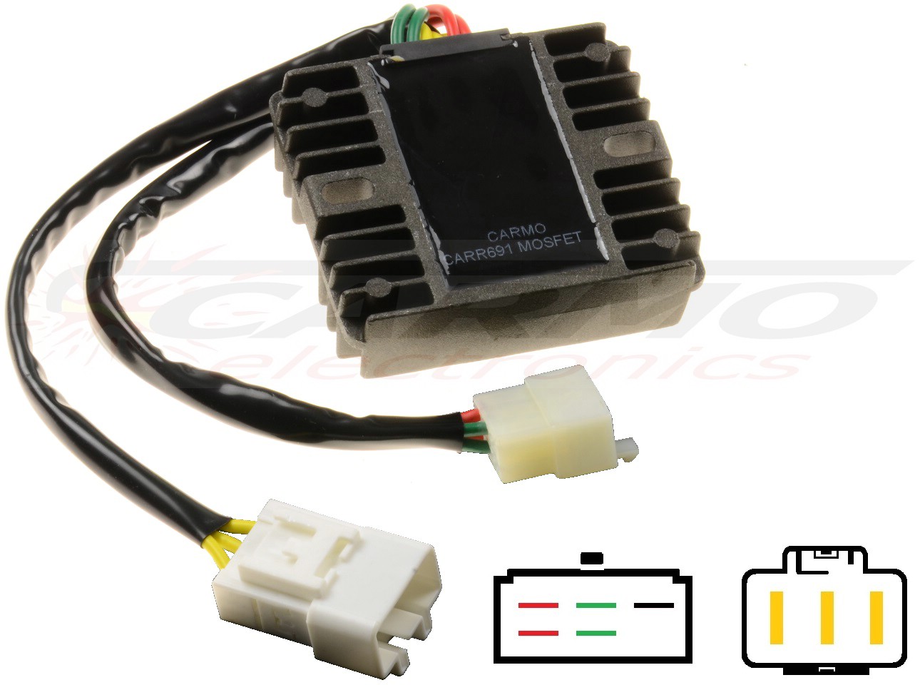 CARR691 Honda Voltage regulator rectifier - Click Image to Close