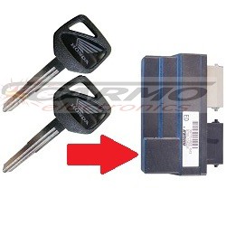 Honda 2x HISS key → unit - Click Image to Close