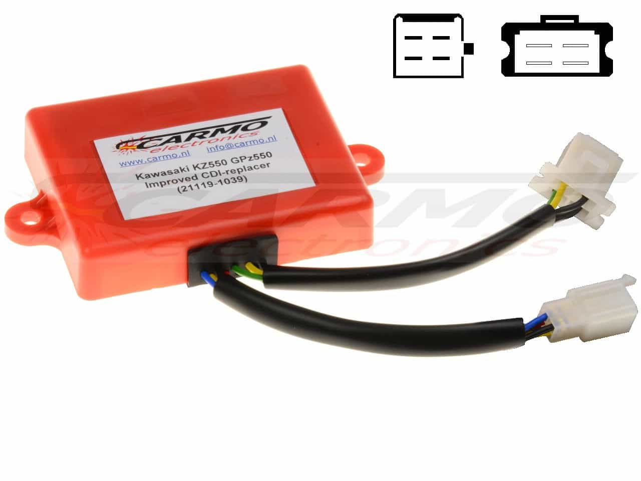 Kawasaki KZ550 CDI IC IGNITER 21119-1039 ignition - Click Image to Close