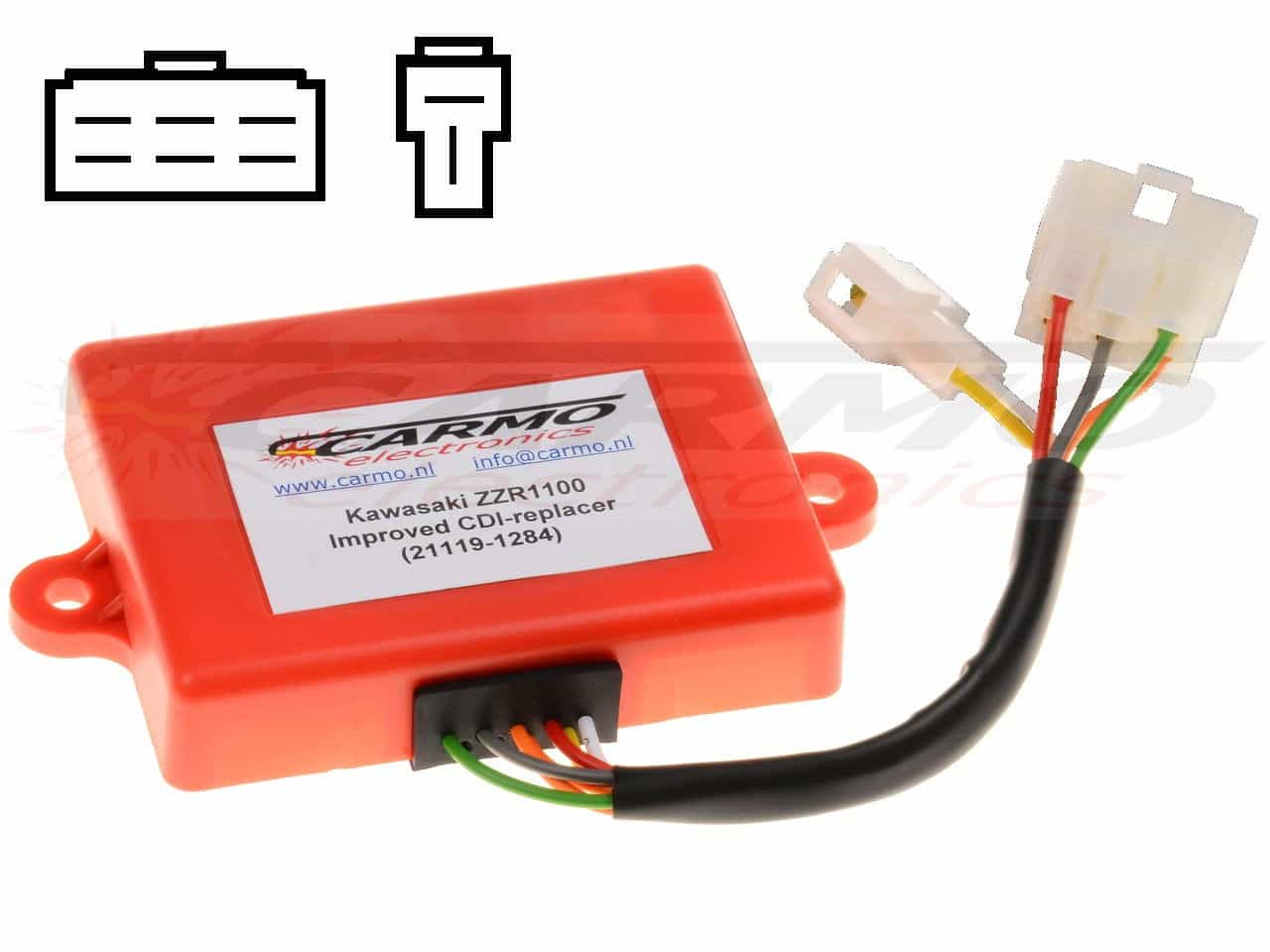 Kawasaki ZZR1100 CDI replacer 21119-1284 - Click Image to Close