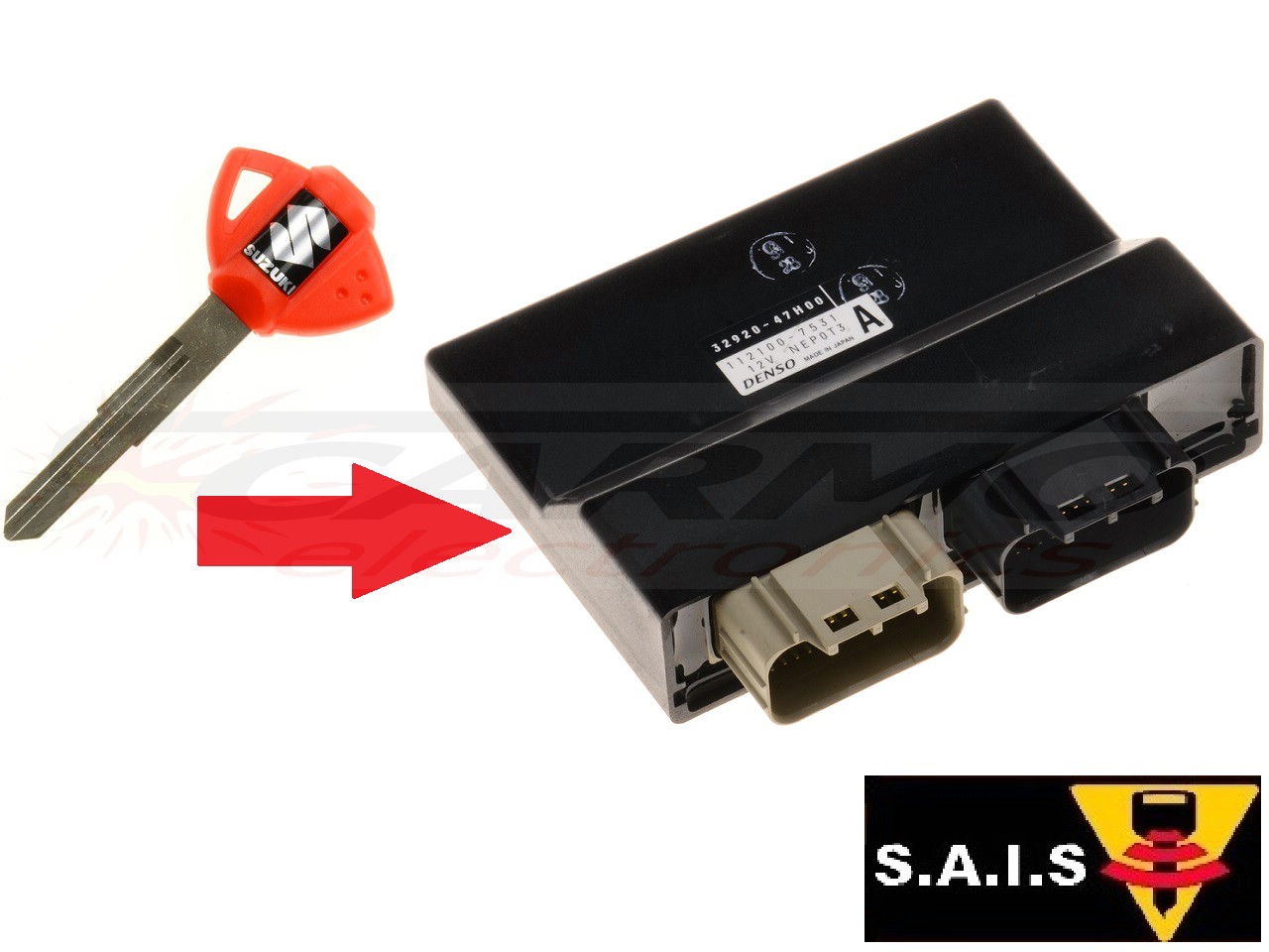 Suzuki 1x SAIS key → unit - Click Image to Close