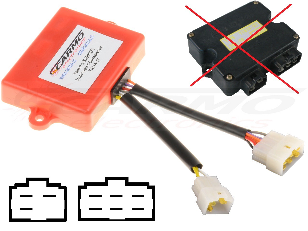 Yamaha XJ900 seca TID14-37 CDI ECU igniter - Click Image to Close