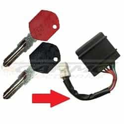 KTM 2x chip key → unit - Click Image to Close