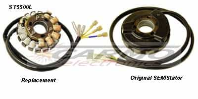 ST5500L - Lighting & Ignition Stator - Click Image to Close