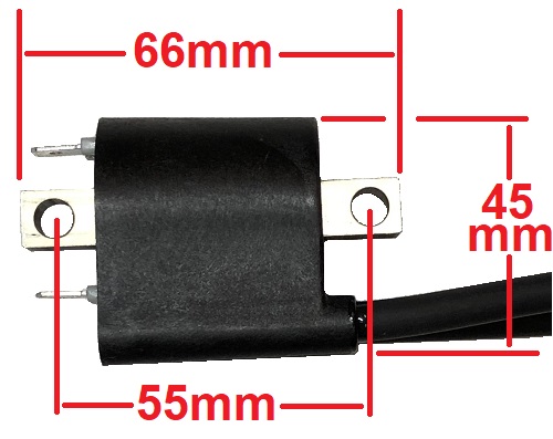 motorbike CDI twin ignition coil bobine zundspule 2 outputs